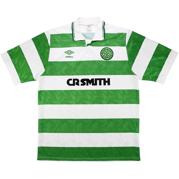 Maillot Football Celtic Domicile Retro 1989 1991 Vert